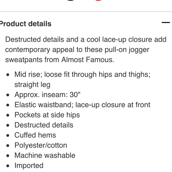 Lace Up Ripped Jogger Pants - Picture 4 of 4